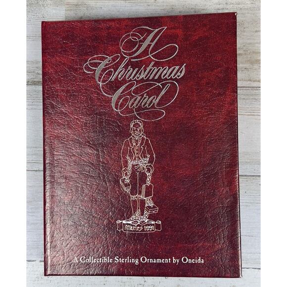 VINTAGE Oneida 1991 “Marley’s Ghost” Sterling Silver Christmas Ornament W/Box - Picture 4 of 6